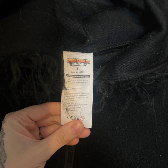 Gothic bat costume sweater dress - Picture 4 of 8